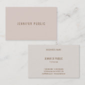 ミニマリエレガントスモダンプロフェッショナルテンプレート 名刺 (正面/裏面)