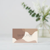 ミニマリオーガニックスト図形ロイヤリティカード 名刺 (スタンド正面)