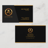 ミニマリシンプルストクリーンプロフェッショナル運転手 名刺 (正面/裏面)