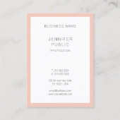 ミニマリシンプルストテンプレート 名刺 (裏面)