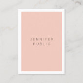 ミニマリシンプルストテンプレート 名刺 (正面)