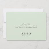 ミニマリシンプルスト・サンキューカード サンキューカード (裏面)