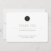 ミニマリシンプルスト・サンキューカード サンキューカード (正面)