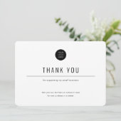 ミニマリシンプルスト – ビジネス サンキューカード (スタンド正面)