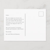 ミニマリスカラフルトハウス引っ越しアナウンス 案内ポストカード (裏面)