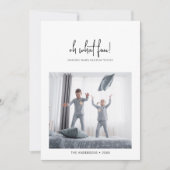 ミニマリストああ何おもしろいクリスマス シーズンカード (正面)