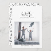 ミニマリストああ何おもしろいクリスマス シーズンカード (正面/裏面)