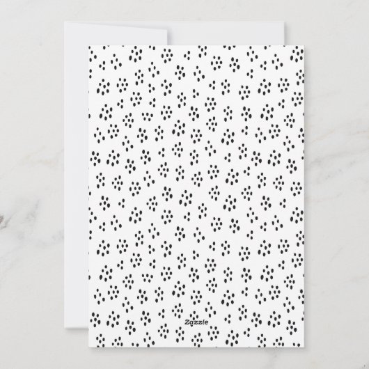 ミニマリストああ何おもしろいクリスマス シーズンカード (裏面)