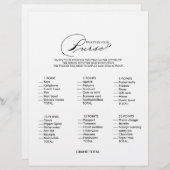 ミニマリストあなたの財布のブライダルシャワーゲーム (正面/裏面)