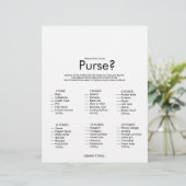 ミニマリストあなたの財布のブライダルシャワーゲーム (スタンド正面)