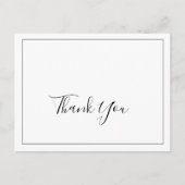 ミニマリストありがとうはがき ポストカード (正面)
