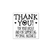 ミニマリストありがとう、スモールビジネス ラバースタンプ (インプリント)