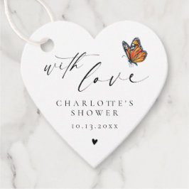 ミニマリストありがとう（昆虫）オオカバマダラ、モナークバタフライシャワー フェイバータグ