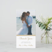 ミニマリストありがとう |結婚式 サンキューカード (スタンド正面)