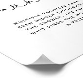 ミニマリストおしゃぶり狩りベビーシャワーゲーム ポスター (角)