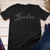 ミニマリストおばあちゃんスクリプトの作成日 トライブレンドTシャツ