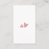 ミニマリストかわいいアライグマ赤ちゃんシャワーおむつラッフル エンクロージャーカード (裏面)