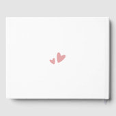 ミニマリストかわいいアライグマ赤ちゃんシャワー ゲストブック (裏面)