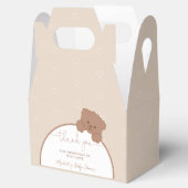 ミニマリストかわいいテディベア赤ちゃんシャワー フェイバーボックス (オープン)