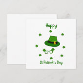 ミニマリストかわいいハッピーセントパトリックの日 (正面/裏面)