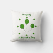 ミニマリストかわいいハッピーセントパトリックの日 クッション (正面)