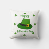 ミニマリストかわいいハッピーセントパトリックの日 クッション (正面)