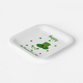 ミニマリストかわいいハッピーセントパトリックの日 ペーパープレート (傾斜あり)