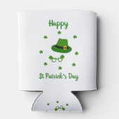 ミニマリストかわいいハッピーセントパトリックの日 缶クーラー (裏面)