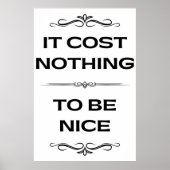 ミニマリストとしては何の役にも立たモダンない ポスター (正面)