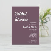 ミニマリストとシンプルナスブライダルシャワー 招待状 (スタンド正面)