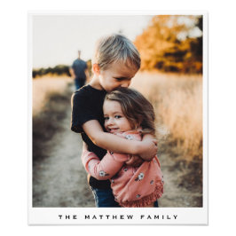 ミニマリストとタイモダンプライター家族 フォトプリント           