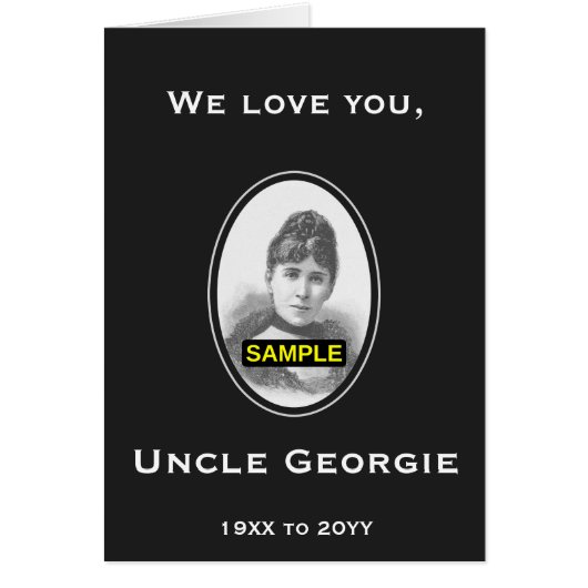 ミニマリストとプレーンのメモリーカード+カスタムフォト (正面)