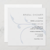 ミニマリストとモダンブライダルシャワー招待状 招待状 (正面/裏面)