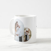 ミニマリストなクリスマス 結婚記念 コーヒーマグカップ (正面左)