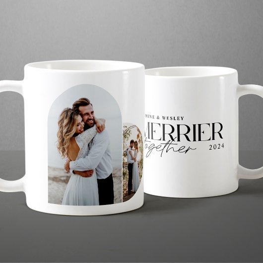 ミニマリストなクリスマス 結婚記念 コーヒーマグカップ