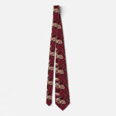 ミニマリストなメンズファッション カーネーション ネクタイ (裏面)