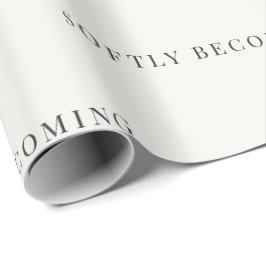 ミニマリストなラッピングペーパー Softly Becoming ラッピングペーパー