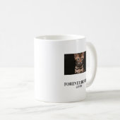 ミニマリストな愛猫グッズ コーヒーマグカップ (正面右)