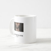 ミニマリストな愛猫グッズ コーヒーマグカップ (正面左)