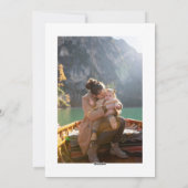 ミニマリストな新年の挨拶カード ボールド 4枚の写真グリッド シーズンカード (裏面)