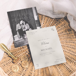 ミニマリストな編集写真の結婚式