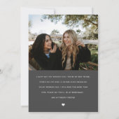 ミニマリストになれるかな？ 招待状 (裏面)