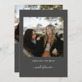 ミニマリストになれるかな？ 招待状 (正面/裏面)