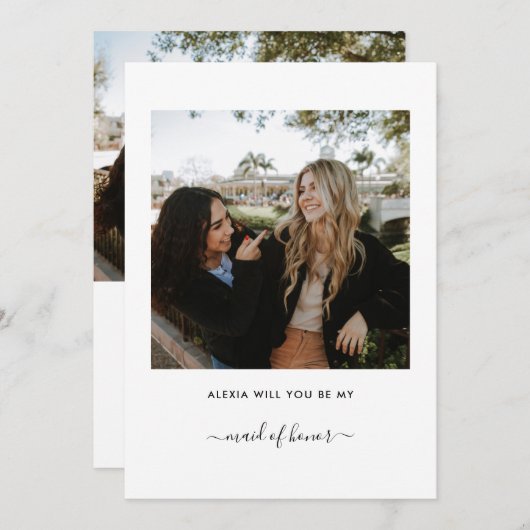 ミニマリストになれるかな? 招待状 (正面/裏面)