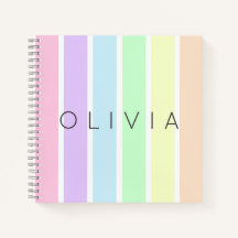 ミニマリストのかわいいパステ数々のルレインボーカストライプラー