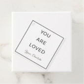 ミニマリストのための愛のメッセージギフトタグ フェイバータグ (インサイチュ)