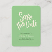 ミニマリストのための結婚式の節約日付 ウェブサイトQRコード エンクロージャーカード (正面)