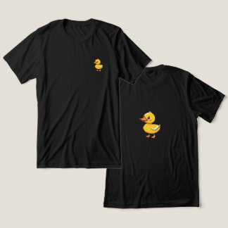 ミニマリストのアヒルのグラフィックTシャツ トライブレンドＴシャツ