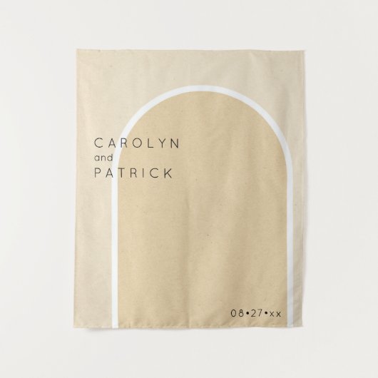 ミニマリストのアーチ | 結婚s タペストリー (正面)