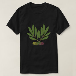 ミニマリストのオリーブと枝。 Tシャツ